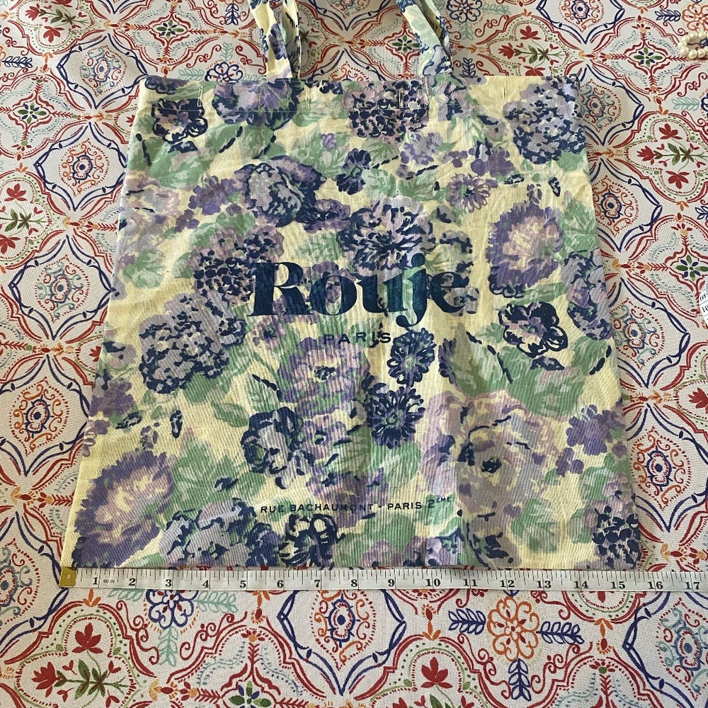 ROUJE FLORAL TOTE BAG - Picture 4 of 5